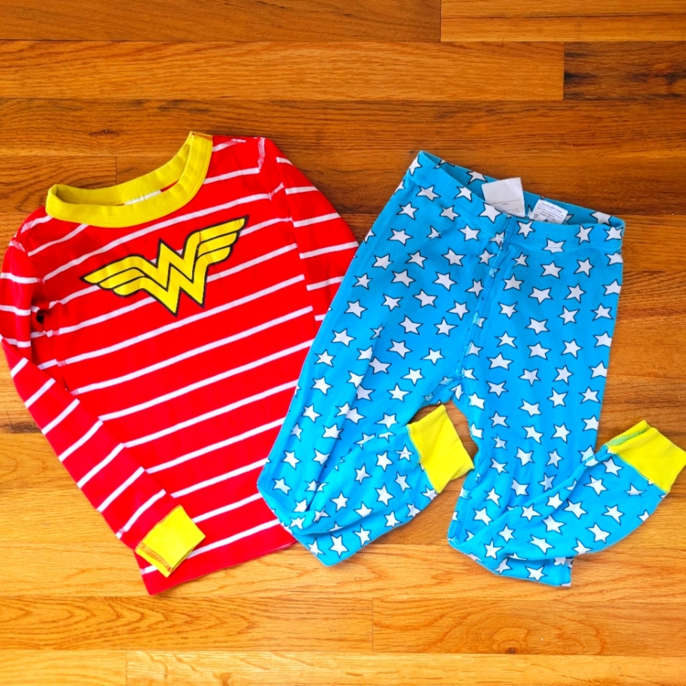 Hanna Andersson Wonder Woman pajamas